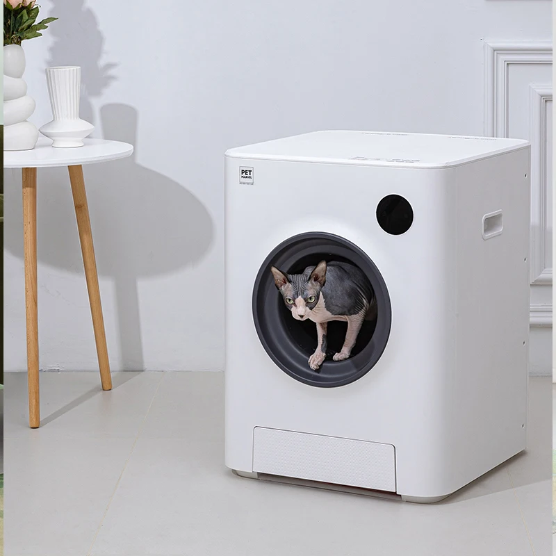 

Box Toilet petPet Products Cleaning Hot Sale Robot Auto Litter Box Toilet Customizable LOGO automatic litter box