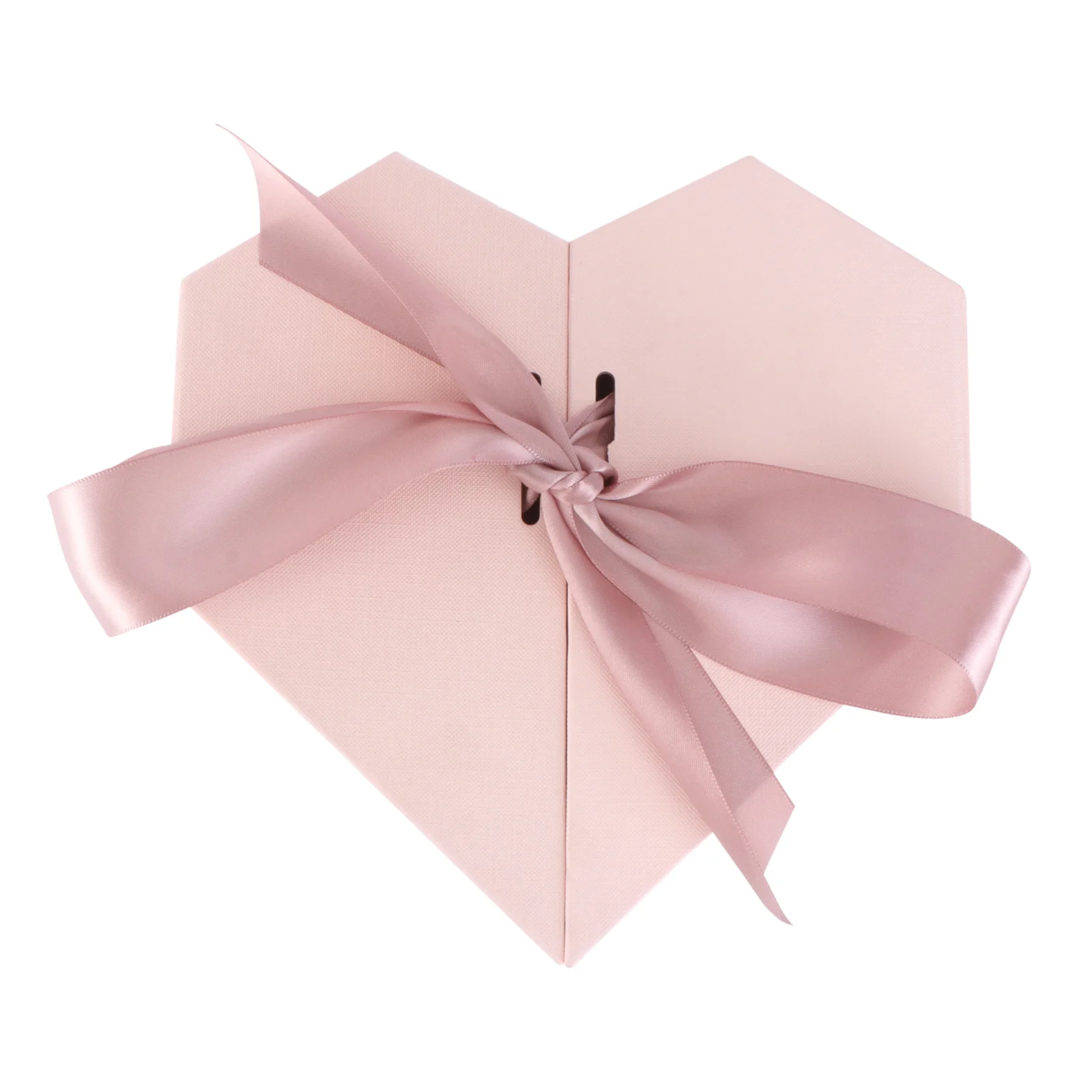 

1Pc Heart Shaped Gift Box Creative Christmas Present Case Candy Box )
