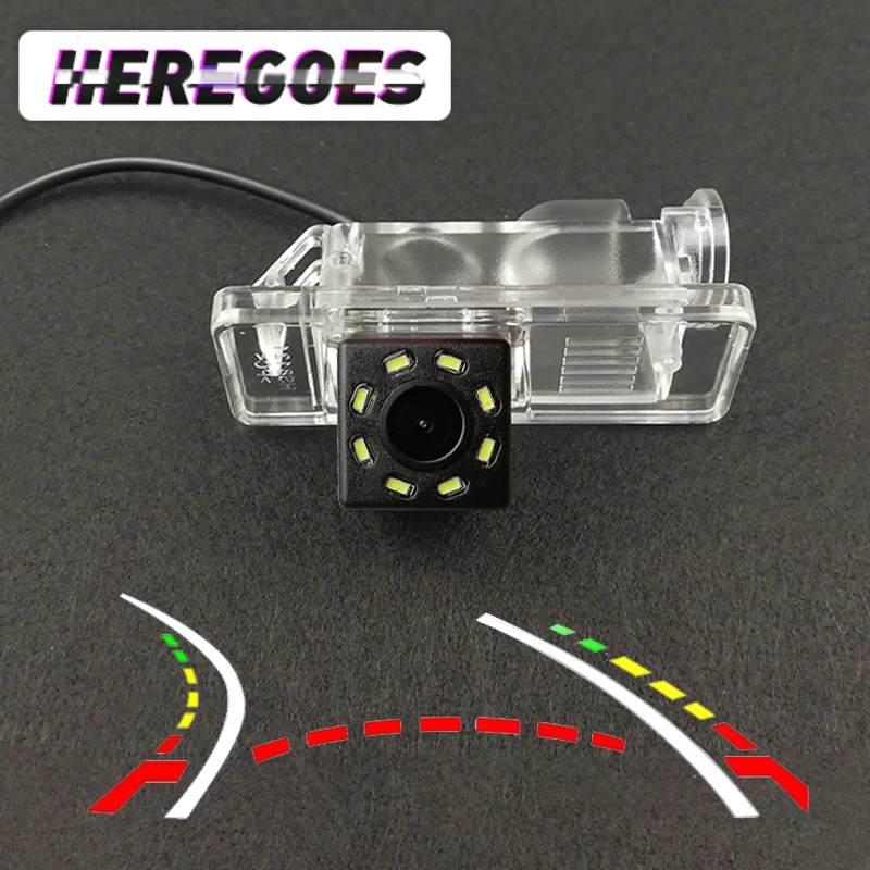 Рыбий глаз 4 8 12 led динамическая Беспроводная Автомобильная CCD камера ночного