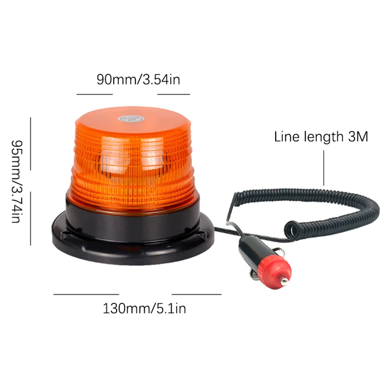 Задняя крышка автомобиля грузовика внешняя вспышка стробоскоп мигающий маячок с