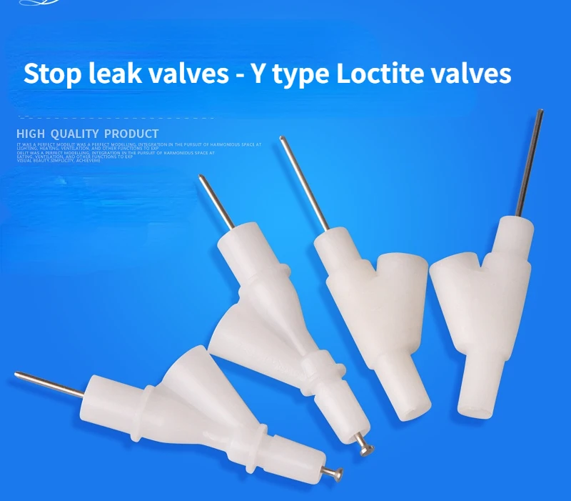 

Пластиковый Дозирующий клапан, AB стопорный клапан, микродержатель, Y-обратный клапан, Т-образный клапан, дозирующие аксессуары