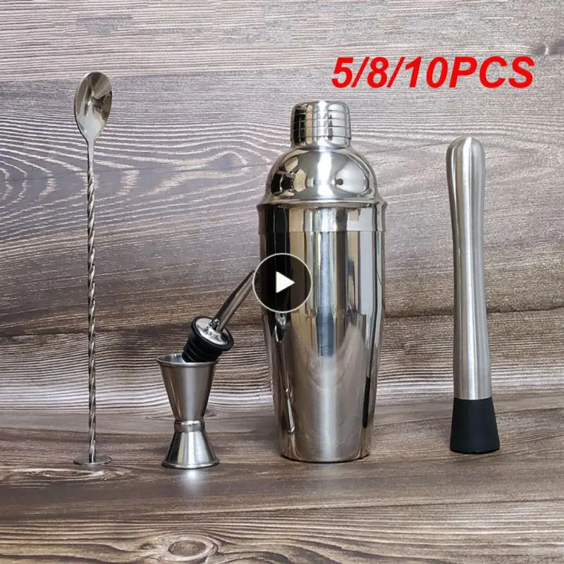 

Stainless Steel Cocktail Shaker Mixer Wine Martini Boston Shaker For Bartender Drink Party Bar Tools Barware Home Dining Kitchen