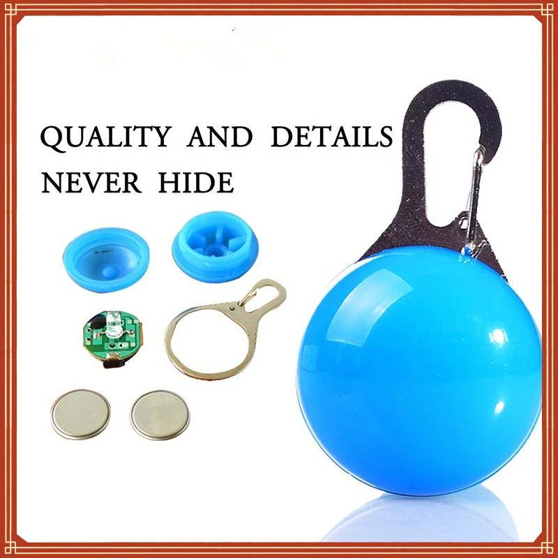 

2022New LED Pet Dog Collar Glowing Pendant Night Safety Pet Leads Necklace Luminous Bright Decor Collars for Dogs Night Light