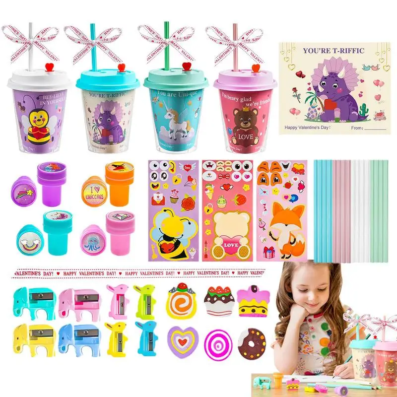 Детский канцелярский набор для девочек забавный подарок на День святого