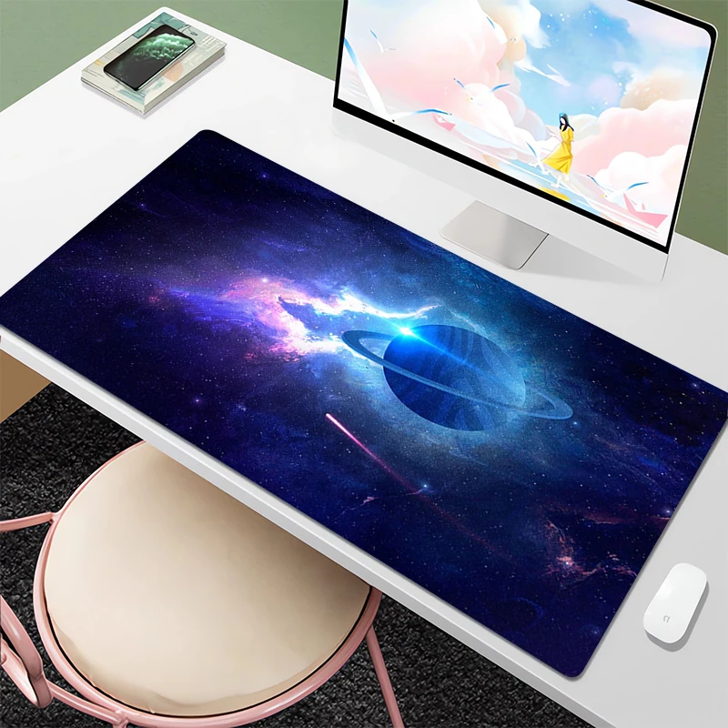 

Cosmic Sky Mousepad Gamer 900x400 Table Mat Large Mouse Pad Xxl Office Accessories Cute Mousepads Anime Carpet Deskmat Cabinet