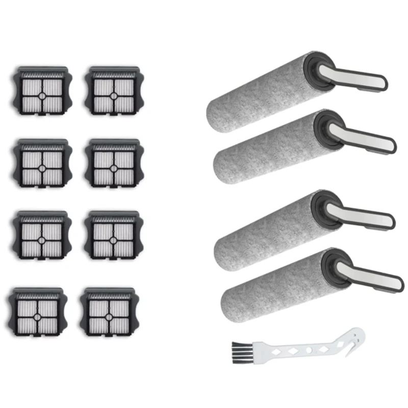 

HOT!1 Set Replacement Brush Roller And Vacuum HEPA Filter For Tineco Floor ONE S5 Cordless Wet Dry Vacuum Cleaner