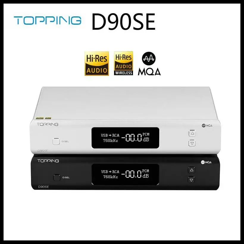 TOPPING D90SE ES9038Pro MQA ЦАП Bluetooth 5 0 DSD512 PCM768 кГц Полностью балансный Hi-Fi декодер