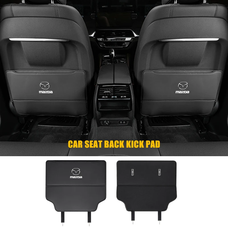 

The Latest Car Seat Back Full-body Skirting Boards Items Leather Scratch Mat For Ford MAZDA 2 3 ATENZA 3 BK BL 5 CR CW 6 II GH C