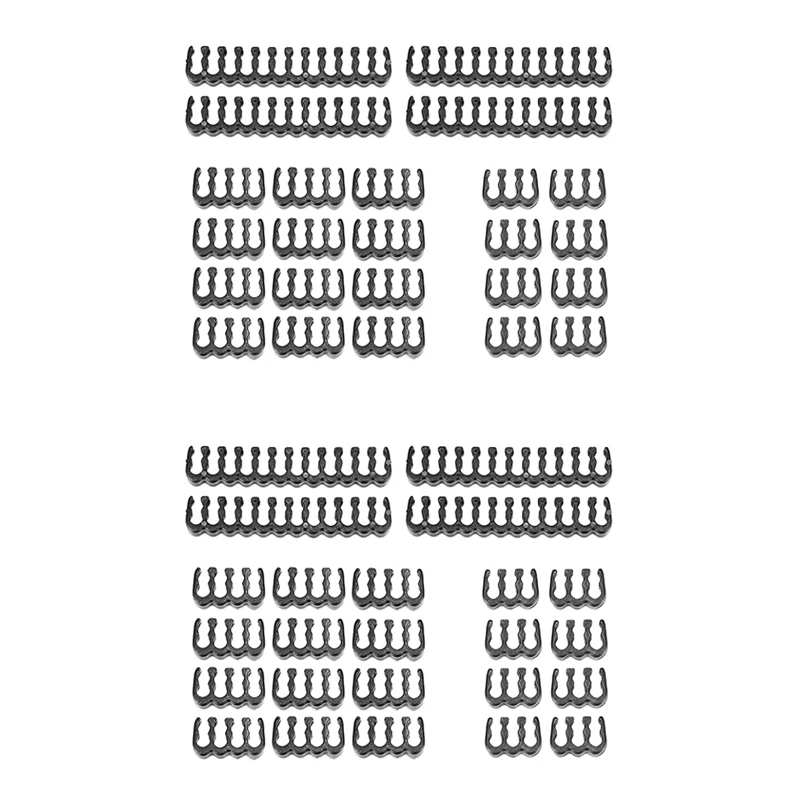 

Расческа для кабеля ПК, 48 шт, материнская плата, 24 контакта, 8 контактов, 6 контактов, расческа для кабеля для компьютера, длина до 3,4 мм, Черная