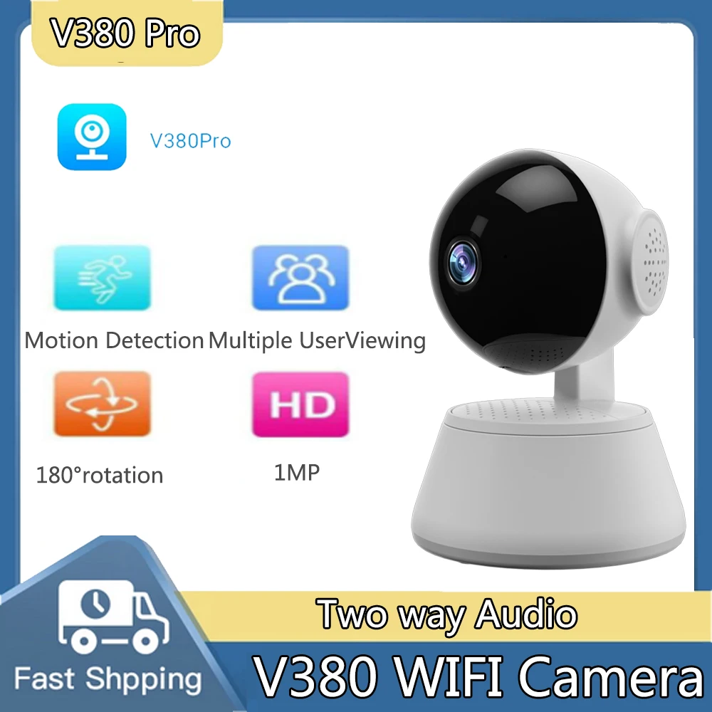 

Беспроводная камера V380 Q6 Pro для умного дома, 720P, с функцией автослежения