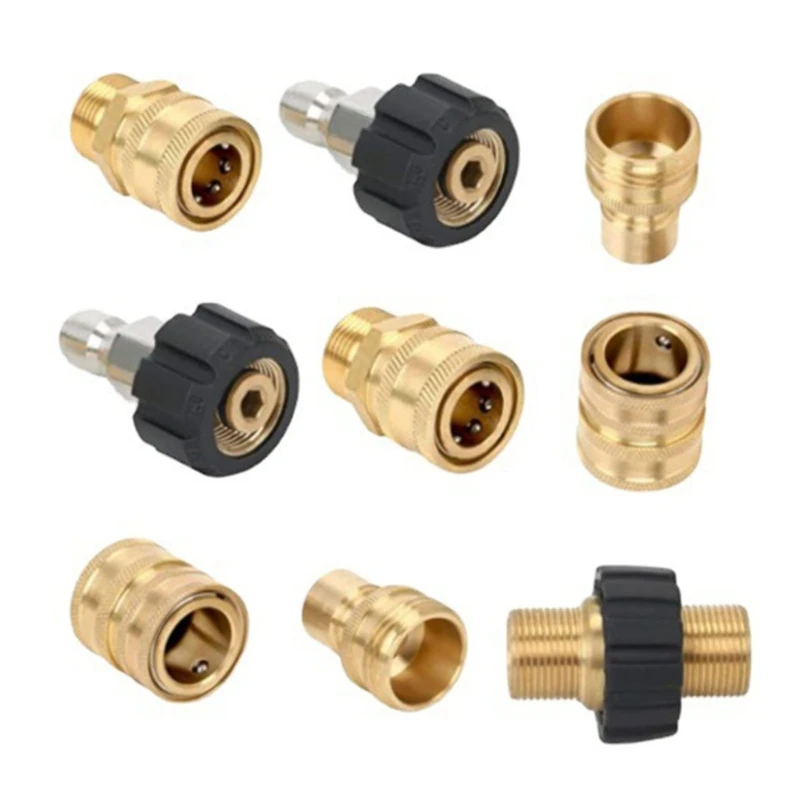 

M22 Metric Thread Quick Connector Pressure Washer Adapter 14mm Inside Diameter