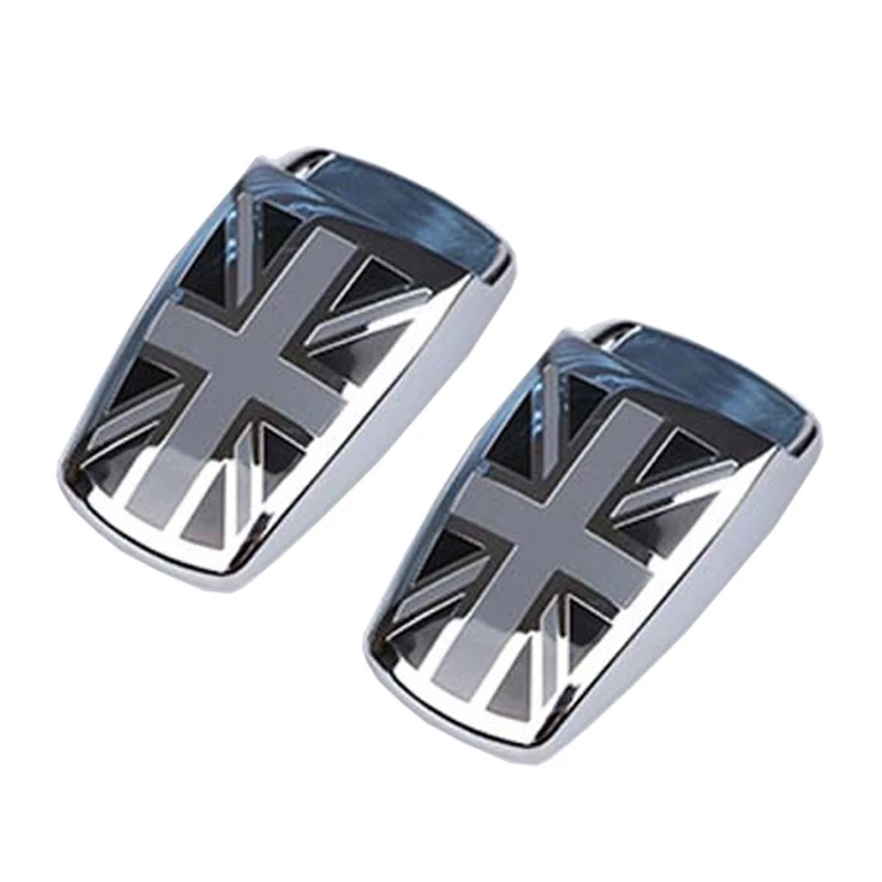 

L9BC 1pair UK Design Style Car Window Wiper Washer Spray Nozzle Covers For MINI Cooper R55 R56 R57 R58 R59 F56 F55