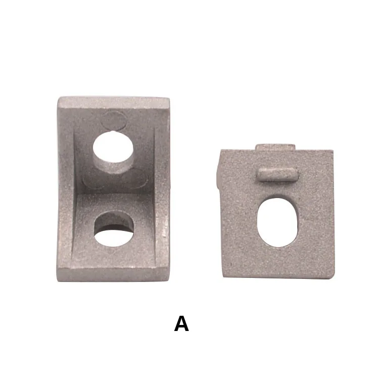 

LINK CNC 2020 corner fitting angle aluminum 17mmx20mm L type bracket fastener profile 10pcs