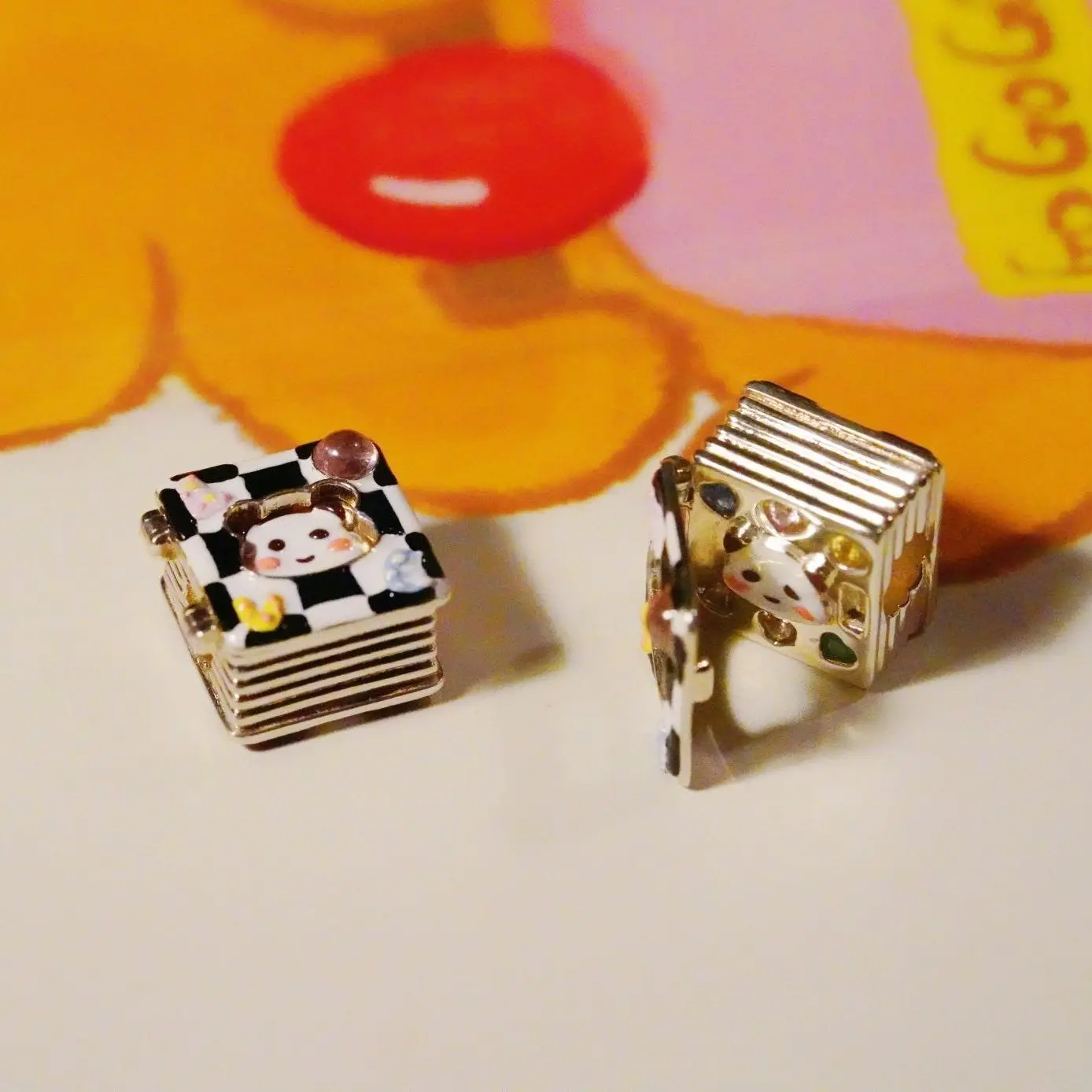 

Женский браслет из серебра 925 пробы, с открытой пандой