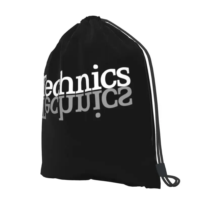 Technics Logo Dj 1200 проигрыватель музыки дома техно электронный хип-хоп рюкзак на шнурке
