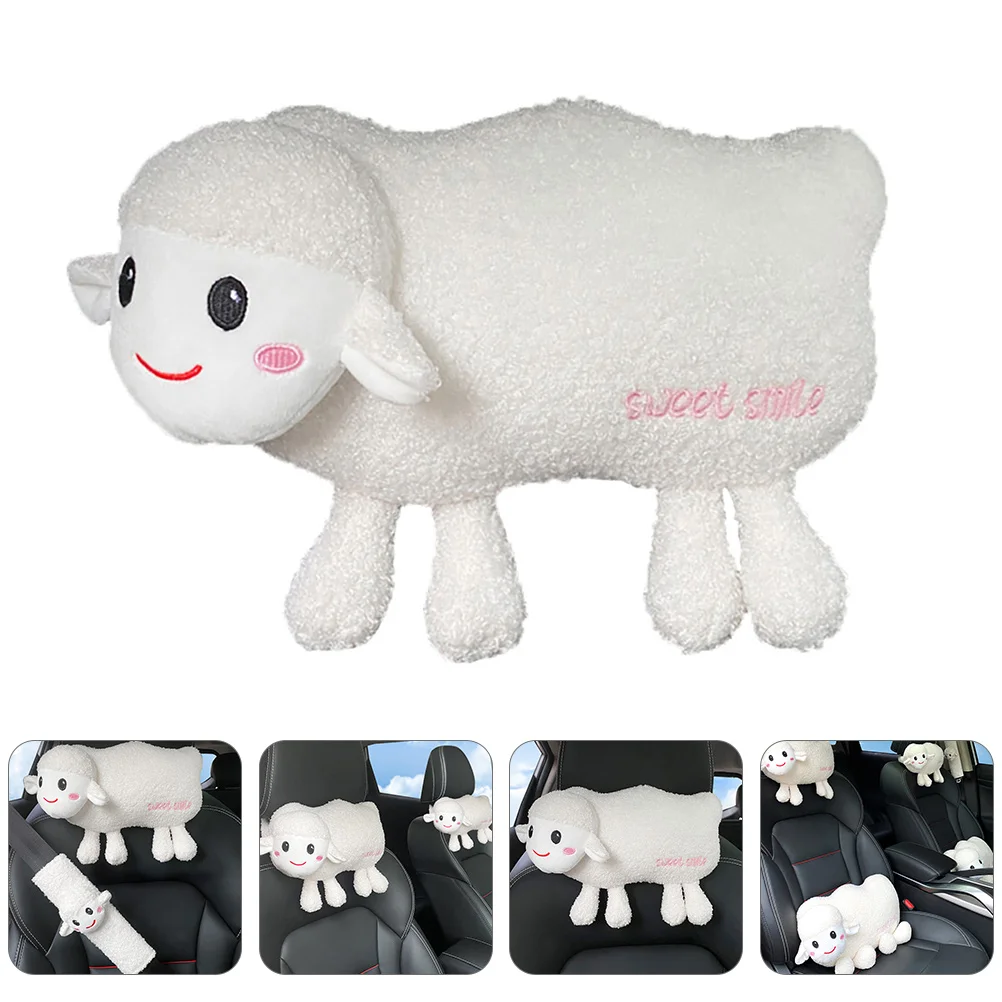 

1 Pc Practical Cartoon Skin-friendly Car Neck Pillow Car Neck Rest Pillow for Car