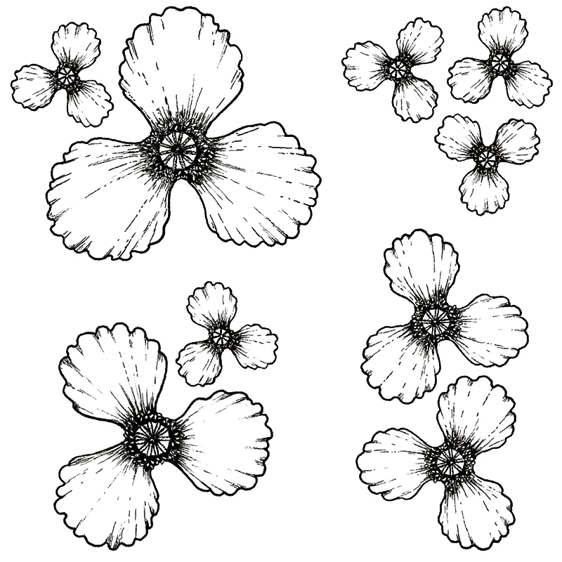 Новинка 2022 набор штампов с многослойным рисунком растений и цветов для резки