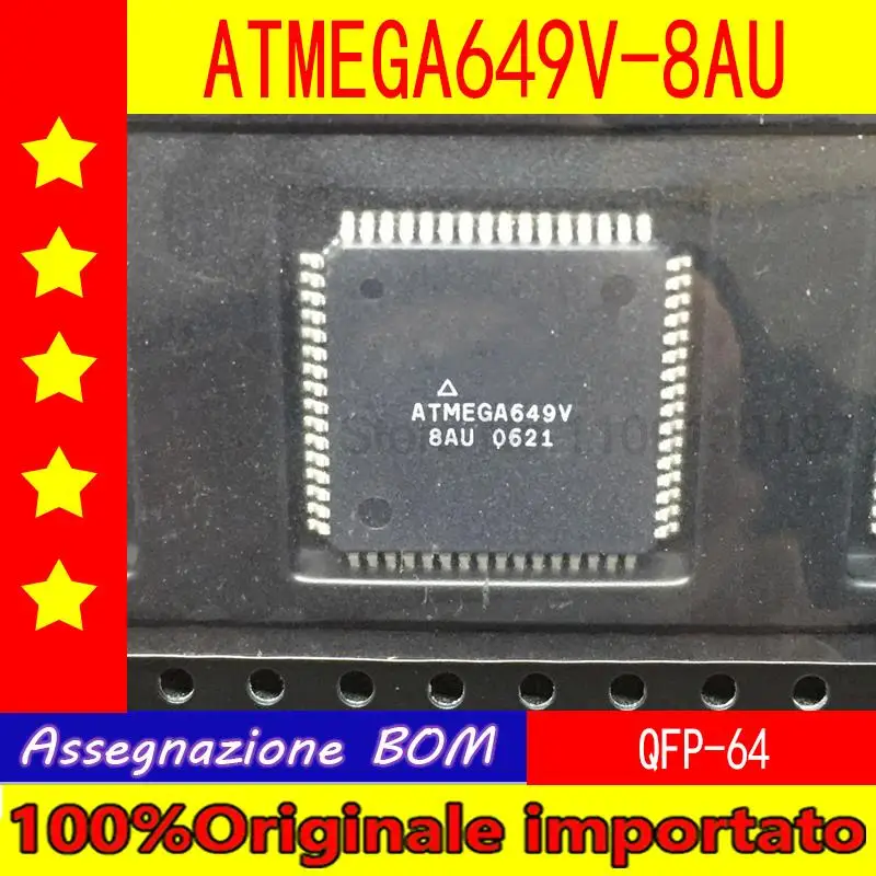 

ATMEGA649V-8AU ATMEGA649V QFP-64 MCU controller