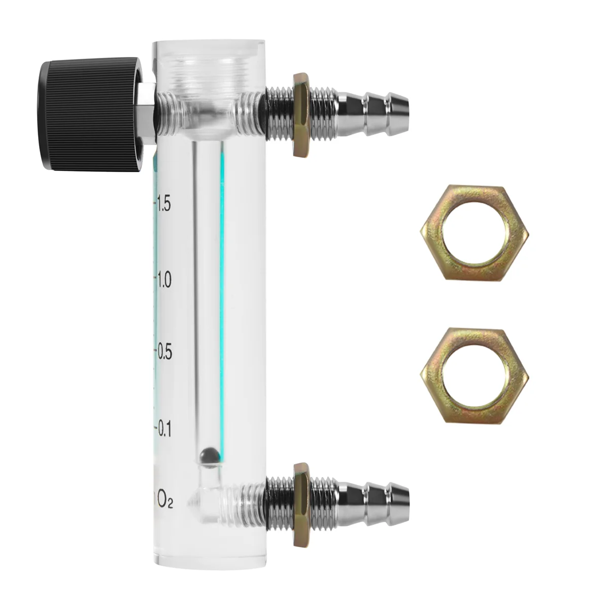Расходомер кислорода 0 1-1 5 л/мин 1 л расходомер с регулирующим клапаном для