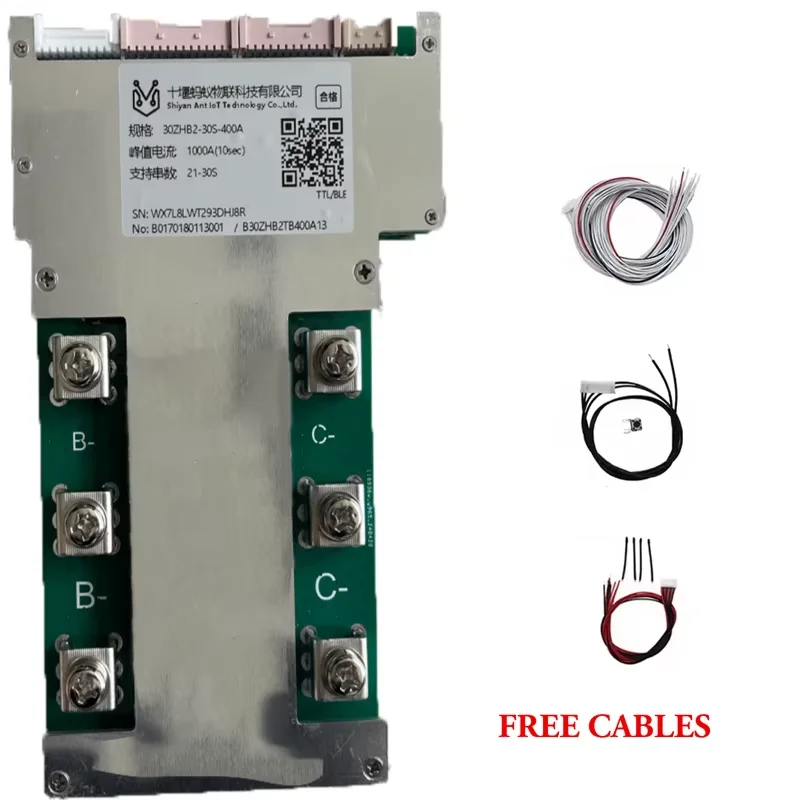Фото Smart BMS Series 21-30S 400A (пиковая 1000A) Стандартная версия BT 400A с модулем активного баланса 4-24S 5A №2