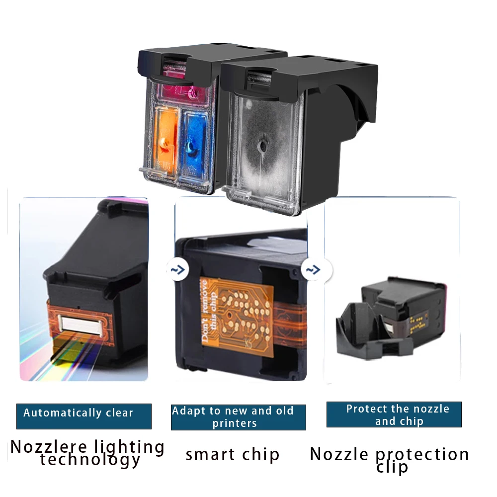 Фото Чернильный картридж Einkshop 664XL, совместимый с принтерами HP 664 HP664 Deskjet 1115 2135 2675 3635 3775 4536 4538 5075 5275 №4