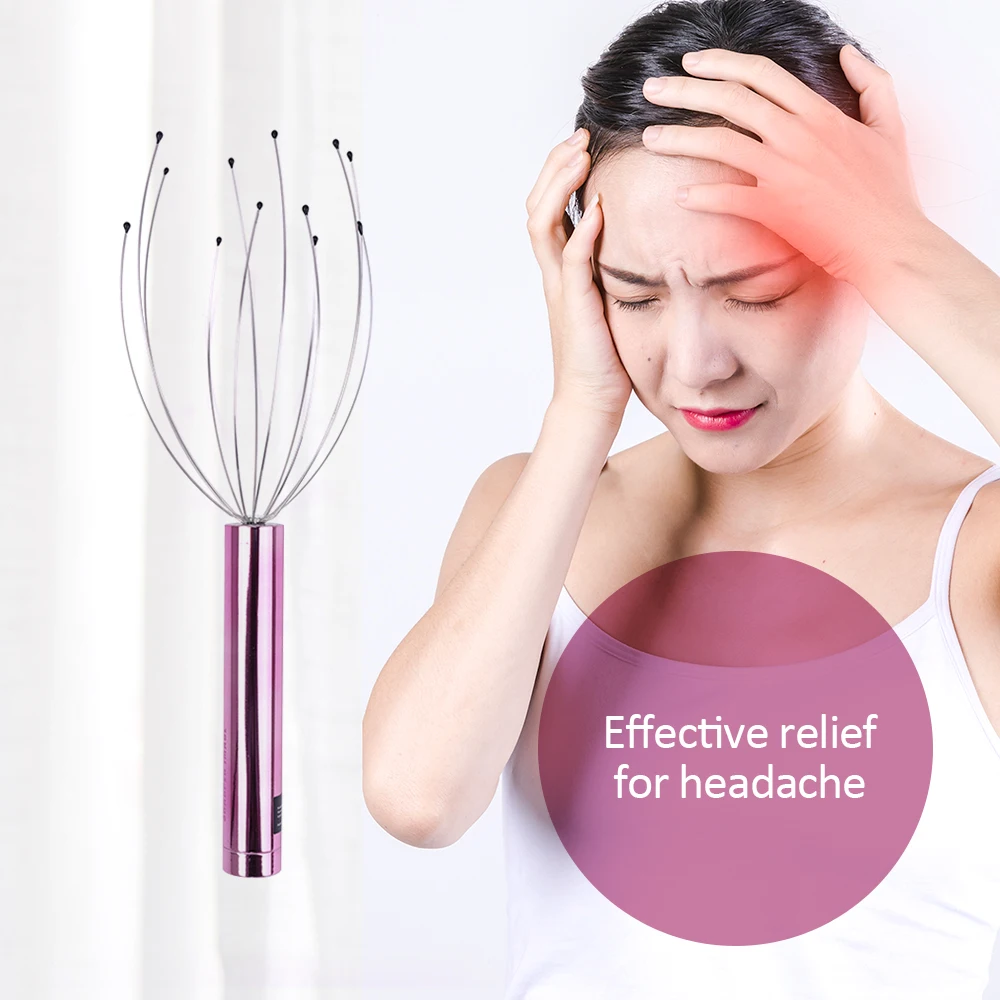 

Electric Octopus Head Massager Scalp Relaxation Neck Body Relax Relieve Muscle Pain Health Care Tool Auto Metal Head Scalp Claws