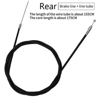 bicycle brake cable front and rear brake stainless steel with zinc coated brake cable wire end caps for brake shift derailleur