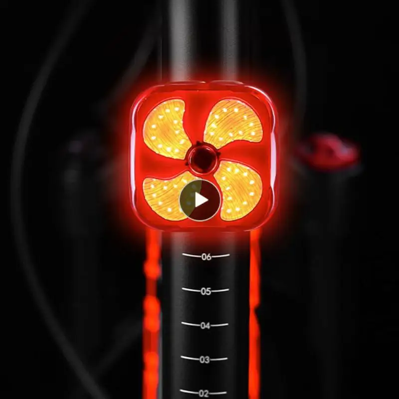 

Bicycle Accessories Long Battery Life 30.6g Tail Light Usb Charging Adjustable Angle Night Riding Lights Flash Battery Reminder