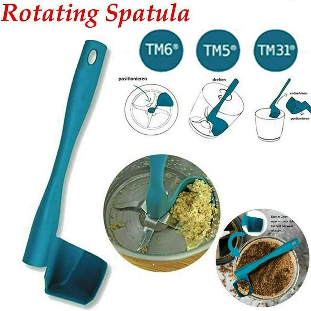 

Multi-Function Rotating Spatula For Kitchen Thermomix TM5/TM6/TM31 Removing Portioning Food Rotary Mixing Drums Spatula Tools