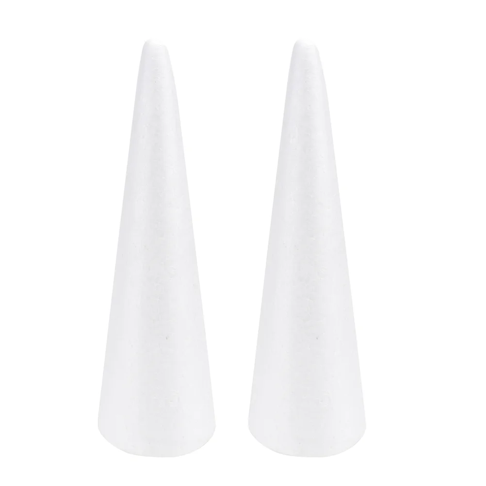 

Cones Cone Craftsstyrofoam Craft Tree Christmas White Diy Polystyrene Inch Children Floral Supplies Cardboard Shape Blocks Gnome