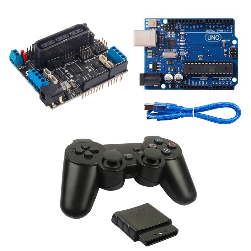 Новая версия защитной платы расширения 6-12 В с 4-канальным двигателем и 8-канальным