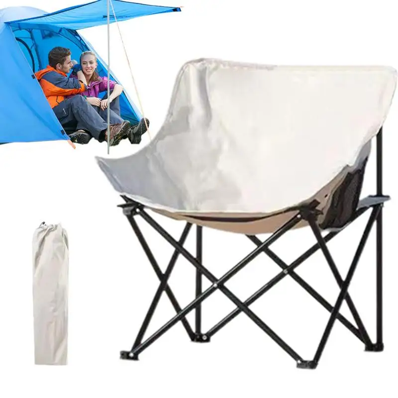 

Легкий стул для кемпинга для взрослых, портативный стул для рыбалки на открытом воздухе, стул с ручным ремешком и сумкой для хранения для лужайки