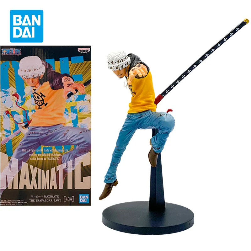 

Bandai Original One Piece Anime Figure Maximatic Trafalgar D. Water Law Action Figure Toys for Kids Gift Collectible Model Dolls