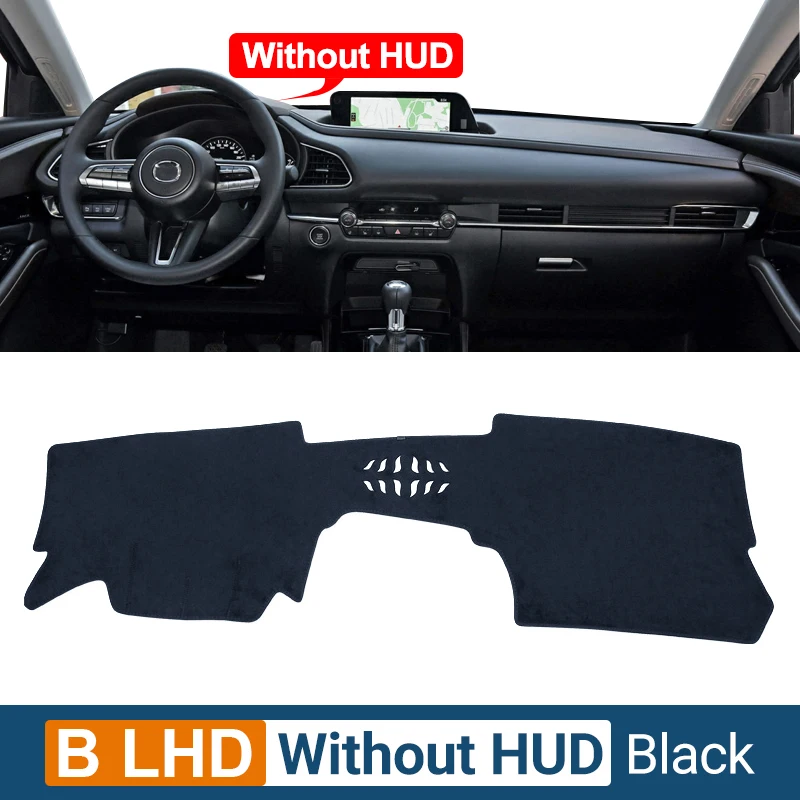 

Крышка приборной панели автомобиля, избегайте световых накладок, козырьки от солнца, аксессуары для интерьера для Mazda CX-30 CX30 CX 30 DM 2019 2020 2021 2022 2023