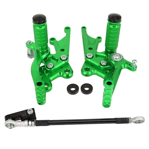 Регулируемые Footpegs аксессуары для мотоциклов Kawasaki Ninja ZX14 ZX14R ZZR1400 ZX1-14 2006 2017 2018 2019 2020