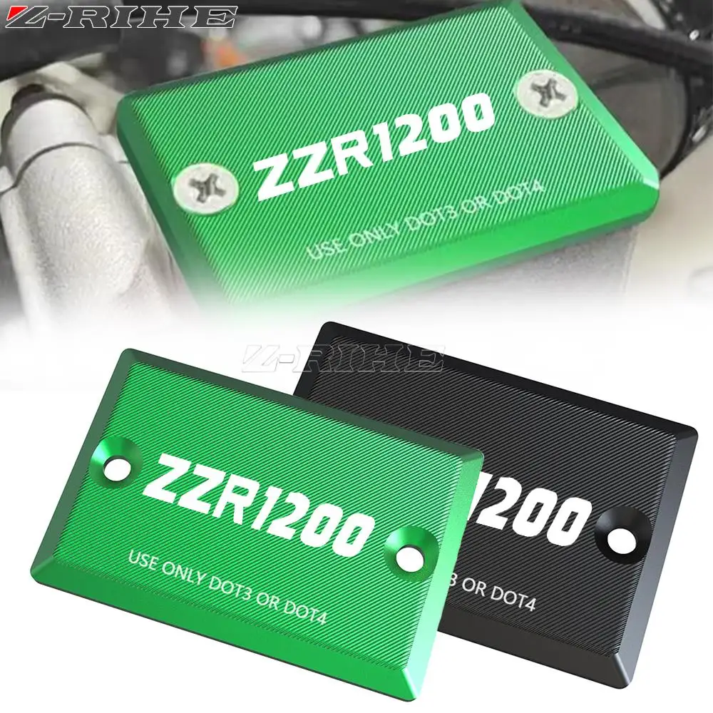 

ZZR1200 Motorcycle Front Clutch Brake Fluid Master Cylinder Cap Cover For Kawasaki ZZR 1200 2001-2005 ZZR-1200 2004 2003 2002