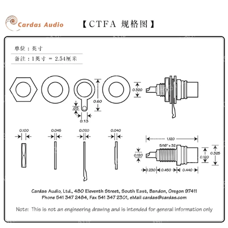 Позолоченный RCA-разъем CTFA Cardas Audio (art.: 3920dadc3395d) - 3920dadc3395d