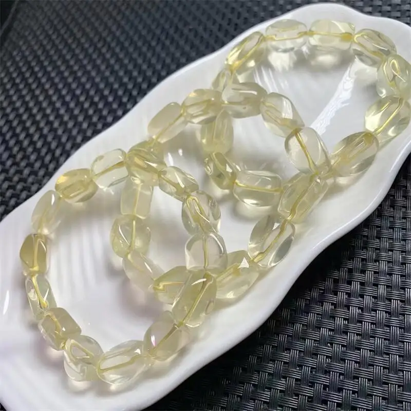 Натуральный браслет произвольной формы с лимоном и цитрином драгоценный камень