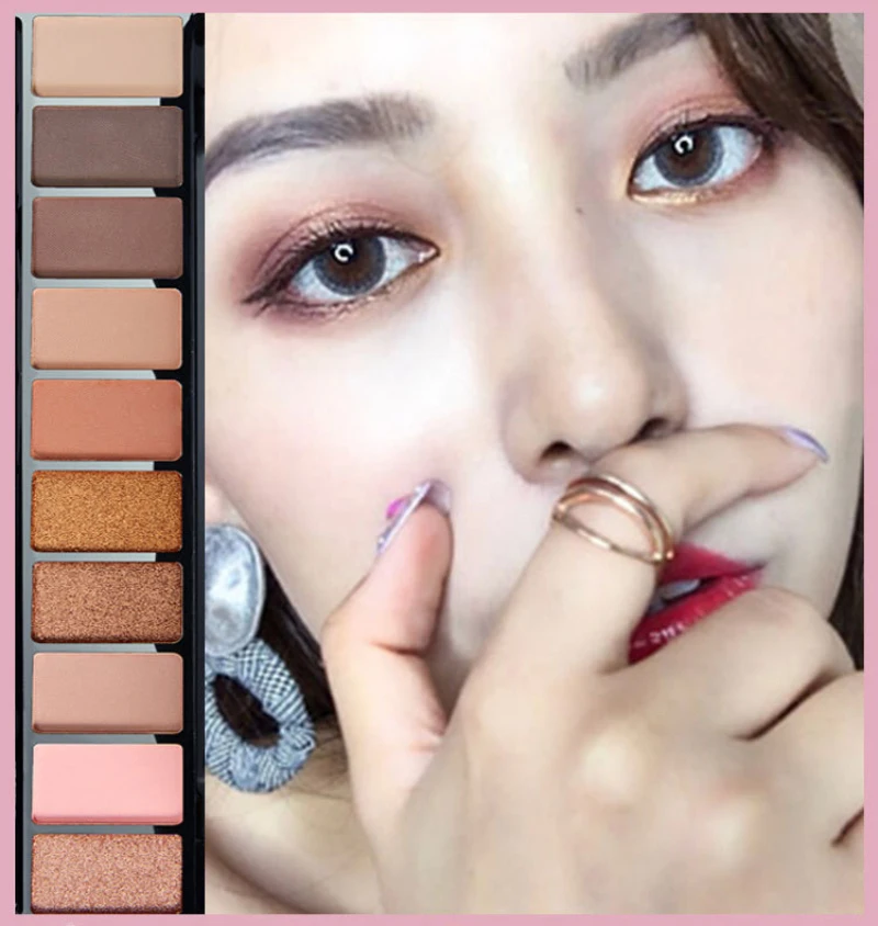

Shimmer Matte Eye Shadow Mermaid Eye Makeup Glitter Eyeshadow Waterproof Makeup Palette Eye Shadow Make Up Tool TSLM2