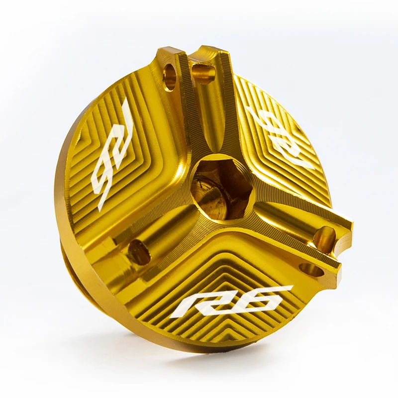 

Для Yamaha YZF R1 R3 R6 R7 R1M YZFR1 YZFR3 YZFR6 YZFR7 Крышка маслозаливной горловины двигателя с ЧПУ, крышка масляной пробки, аксессуары YZF-R1 R6