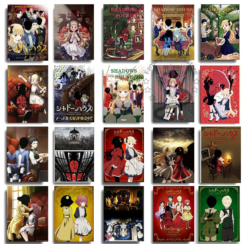 

NEWLY SHADOWS HOUSE Cartoon Poster Miss Kate Anime Somate Painting Wall Art Home Decor Kawaii Room Decor Canvas Poster Gift