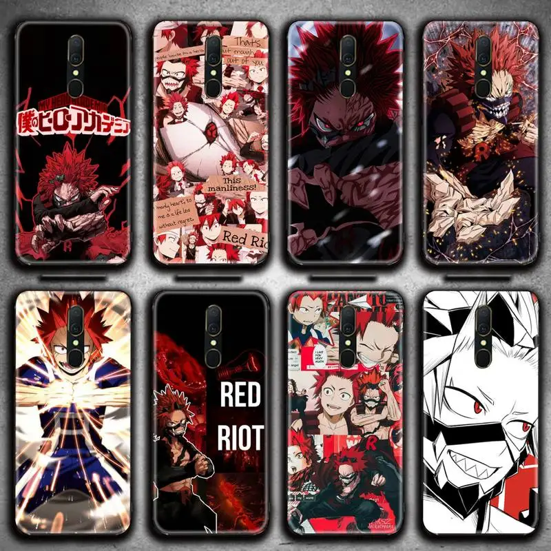Eijiro Kirishima красный Римон для Oppo A5 A9 2020 Reno2 z Renoace 3pro A73S A71 F11 | Мобильные телефоны и