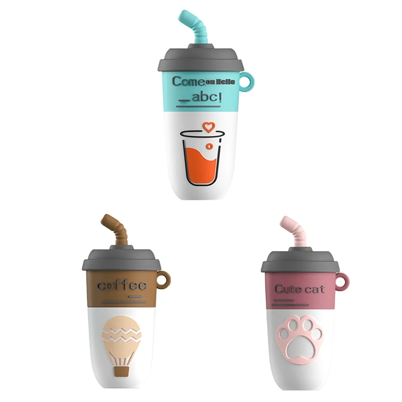 

Cute Cartoon Milk Tea Cup Music Car U Disk 128GB Memory Stick USB Flash USB2.0 Music Car U Disk Blue