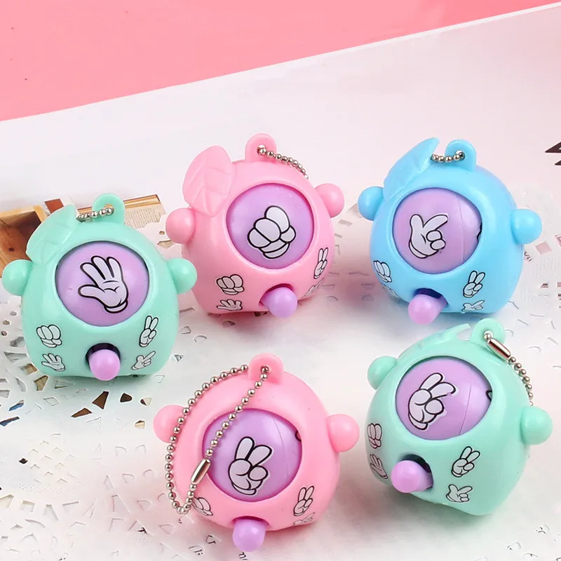 

2-10Pcs Rock-paper-scissors Key Chain Pendant Toys Kids Birthday Baby Shower Party Favors Christmas Wedding Gifts for Guests