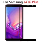 Чехол для Samsung Galaxy J4 J6 Plus, закаленное стекло с полным покрытием, защитная пленка для экрана Gelaksi J 4 6 4j 6j J4plus J6plus, пленка для телефона 9h