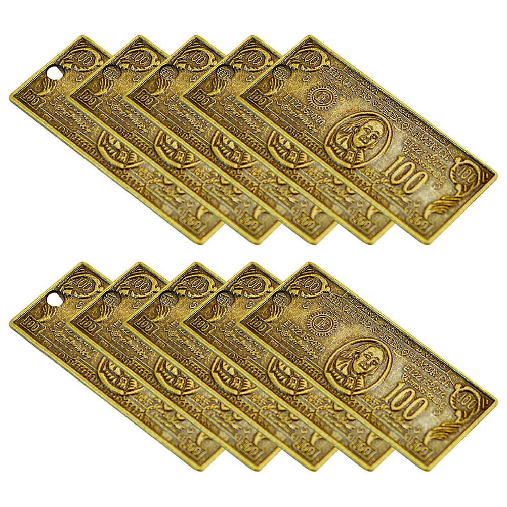 

10 Pcs Jewelry Key Charm Beast Charms Delicate Keychain Pendant Small Bag Hanging Decor Decorative DIY Accessories Alloy