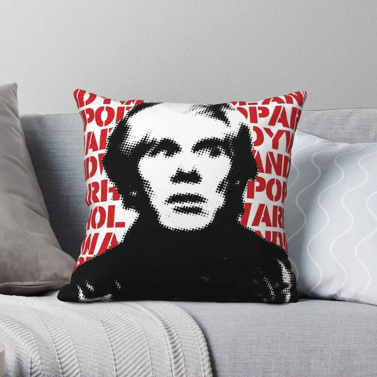 

Квадратная подушка ANDY WARHOL чехол, полиэстер, лен, бархат, наволочка с принтом на молнии, декоративная подушка чехол Room, оптовая продажа