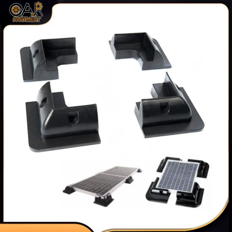 

4PCS/Set Yacht Boat Car Solar Panel stand Bracket Solar Panel Mounting Set ABS Black Car Accessories