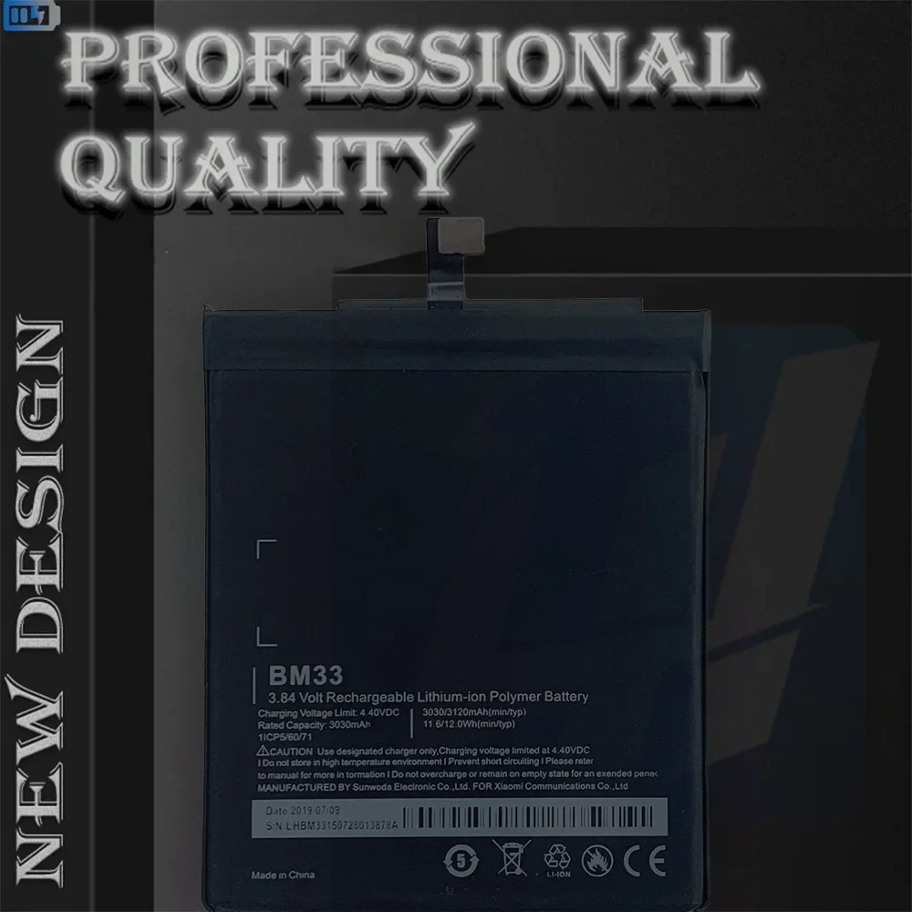 Замена батареи BM33 для Xiaomi Mi 4i Mi4i оригинальный мобильный телефон