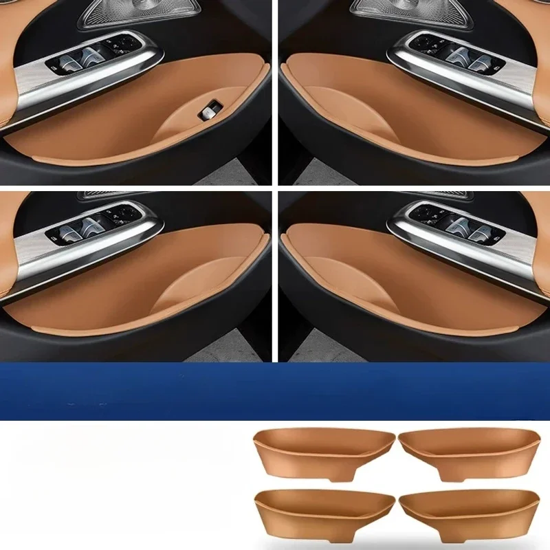 Для Mercedes Benz E Class W214 2024 E260 E300 Ящик для хранения автомобильных дверей Силиконовый